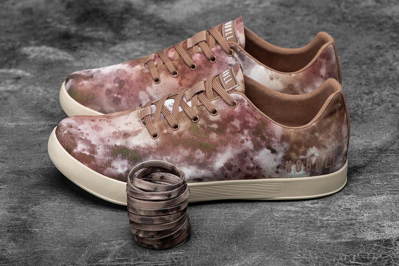 Women's Nobull Earth Tie-Dye Canvas Trainers Copper | SG R3015V